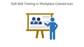 Soft Skill Training In Workplace Colored Icon In Powerpoint Pptx Png And Editable Eps Format