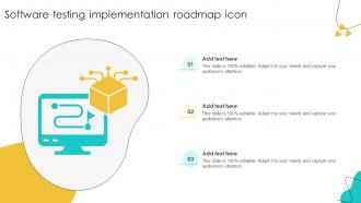 Software Testing Implementation Roadmap Icon