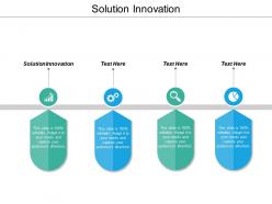 Solution innovation ppt powerpoint presentation icon smartart cpb
