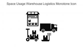 Space Usage Warehouse Logistics Monotone Icon In Powerpoint Pptx Png And Editable Eps Format