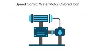 Speed Control Water Motor Colored Icon In Powerpoint Pptx Png And Editable Eps Format