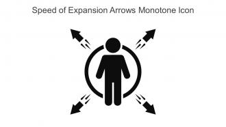 Speed Of Expansion Arrows Monotone Icon In Powerpoint Pptx Png And Editable Eps Format