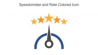 Speedometer And Rate Colored Icon In Powerpoint Pptx Png And Editable Eps Format