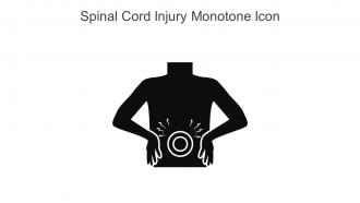 Spinal Cord Injury Monotone Icon In Powerpoint Pptx Png And Editable Eps Format