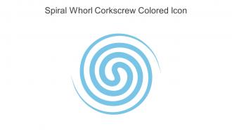 Spiral Whorl Corkscrew Colored Icon In Powerpoint Pptx Png And Editable Eps Format