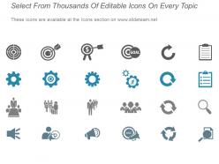 Staged approach icon for business