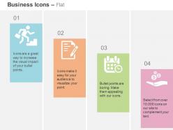 Stair steps alms event date time symbol signing the contract ppt icons graphics