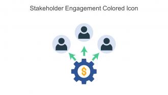 Stakeholder Engagement Colored Icon In Powerpoint Pptx Png And Editable Eps Format