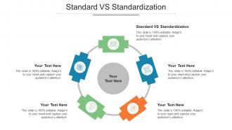 Standard Vs Standardization Ppt Powerpoint Presentation Icon Cpb
