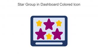Star Group In Dashboard Colored Icon In Powerpoint Pptx Png And Editable Eps Format