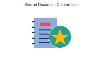 Starred Document Colored Icon In Powerpoint Pptx Png And Editable Eps Format