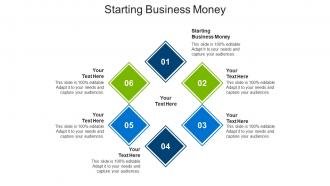 Starting business money ppt powerpoint presentation icon outfit cpb
