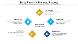 Steps financial planning process ppt powerpoint presentation icon slide download cpb