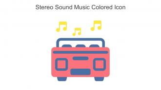 Stereo Sound Music Colored Icon In Powerpoint Pptx Png And Editable Eps Format