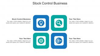 Stock control business ppt powerpoint presentation icon show cpb