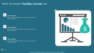 Stock Investment Portfolio Growth Icon