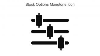 Stock Options Monotone Icon In Powerpoint Pptx Png And Editable Eps Format