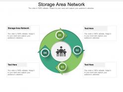 Storage area network ppt powerpoint presentation pictures icons cpb