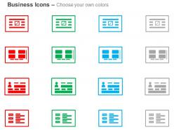 Structure about work user message ppt icons graphics