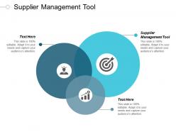 Supplier management tool ppt powerpoint presentation icon examples cpb