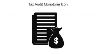 Tax Audit Monotone Icon In Powerpoint Pptx Png And Editable Eps Format