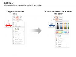 Taxi service location indication compass path ppt icons graphics