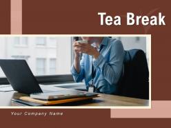 Tea break employee ordering recreational beverage relaxing cafeteria