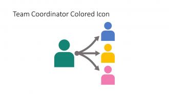 Team Coordinator Colored Icon In Powerpoint Pptx Png And Editable Eps Format