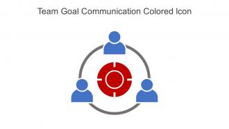Team Goal Communication Colored Icon In Powerpoint Pptx Png And Editable Eps Format
