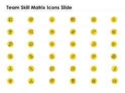Team skill matrix icons slide l1256 ppt powerpoint presentation styles