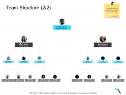 Team structure managing business operations management ppt icons