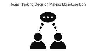 Team Thinking Decision Making Monotone Icon In Powerpoint Pptx Png And Editable Eps Format