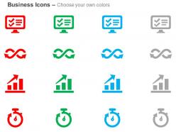Technical analysis business growth indication time management ppt icons graphics