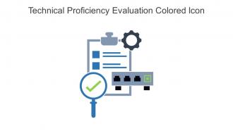 Technical Proficiency Evaluation Colored Icon In Powerpoint Pptx Png And Editable Eps Format