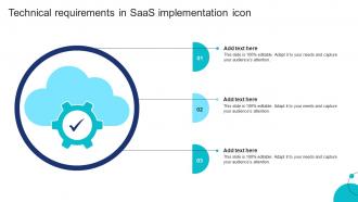 Technical Requirements In SaaS Implementation Icon
