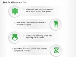 Teeth health nurse dna ppt icons graphics