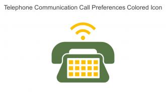 Telephone Communication Call Preferences Colored Icon In Powerpoint Pptx Png And Editable Eps Format