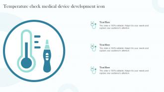 Temperature Check Medical Device Development Icon