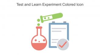 Test And Learn Experiment Colored Icon In Powerpoint Pptx Png And Editable Eps Format