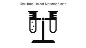 Test Tube Holder Monotone Icon In Powerpoint Pptx Png And Editable Eps Format