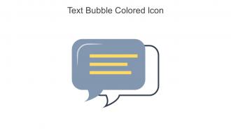 Text Bubble Colored Icon In Powerpoint Pptx Png And Editable Eps Format
