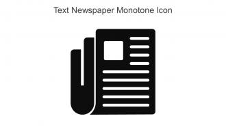 Text Newspaper Monotone Icon In Powerpoint Pptx Png And Editable Eps Format