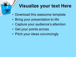Thank you gift box design powerpoint templates ppt themes and graphics 0113