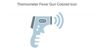 Thermometer Fever Gun Colored Icon In Powerpoint Pptx Png And Editable Eps Format