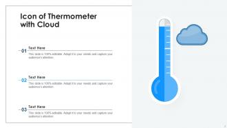 Thermometer icon powerpoint ppt template bundles