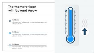 Thermometer icon powerpoint ppt template bundles