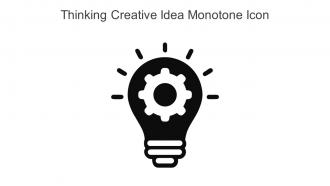 Thinking Creative Idea Monotone Icon In Powerpoint Pptx Png And Editable Eps Format