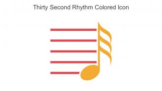 Thirty Second Rhythm Colored Icon In Powerpoint Pptx Png And Editable Eps Format