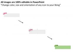 Three text boxes with ribbons and icons flat powerpoint design