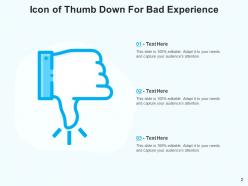 Thumbs Down Icon Experience Disappointing Customer Service Product